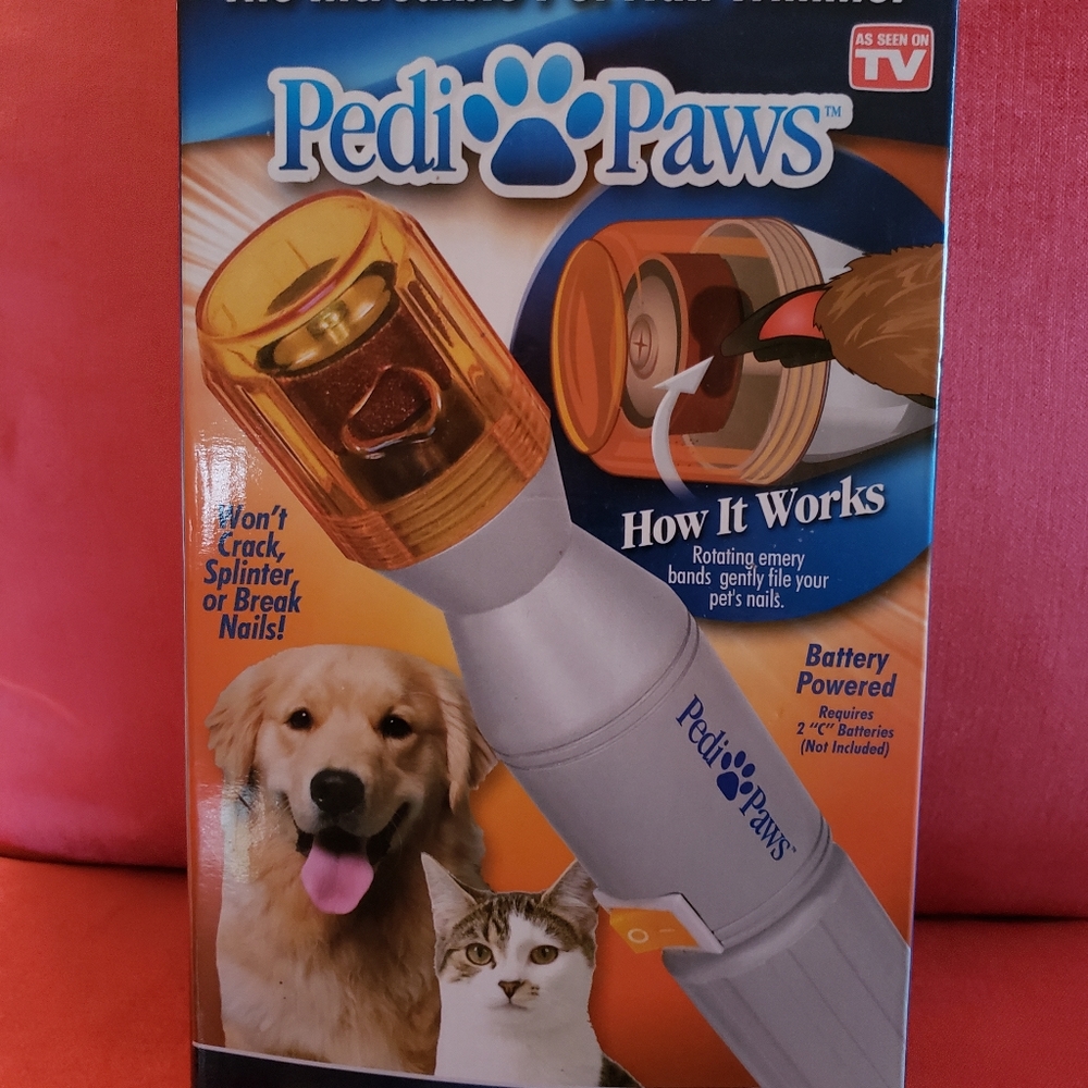 Telebrands Pedi Paws Nail File Trimmer Replacement Heads 3 Pack Refill